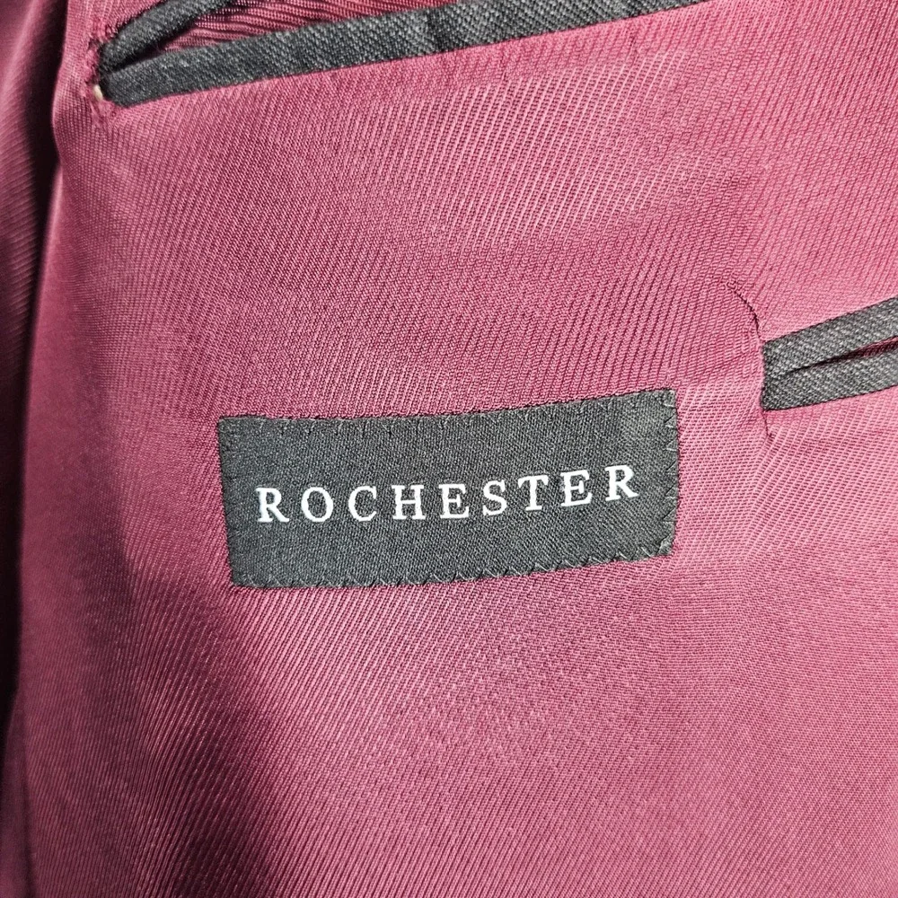 Jack Victor Classic Rochester‎ Mens Charcoal Gray Wool Blazer Sport Coat 56R